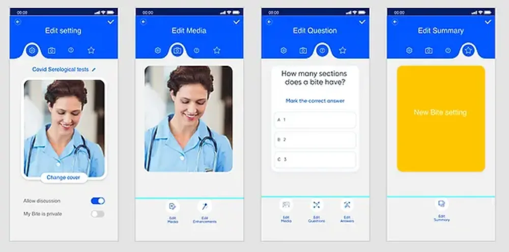 Bites welcome and single sign-on