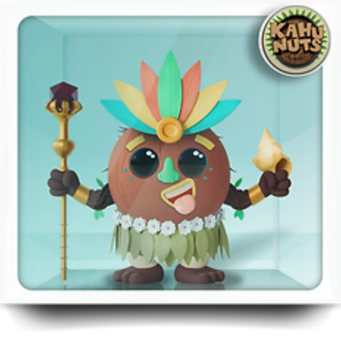 KaHuNuts King coconut character
