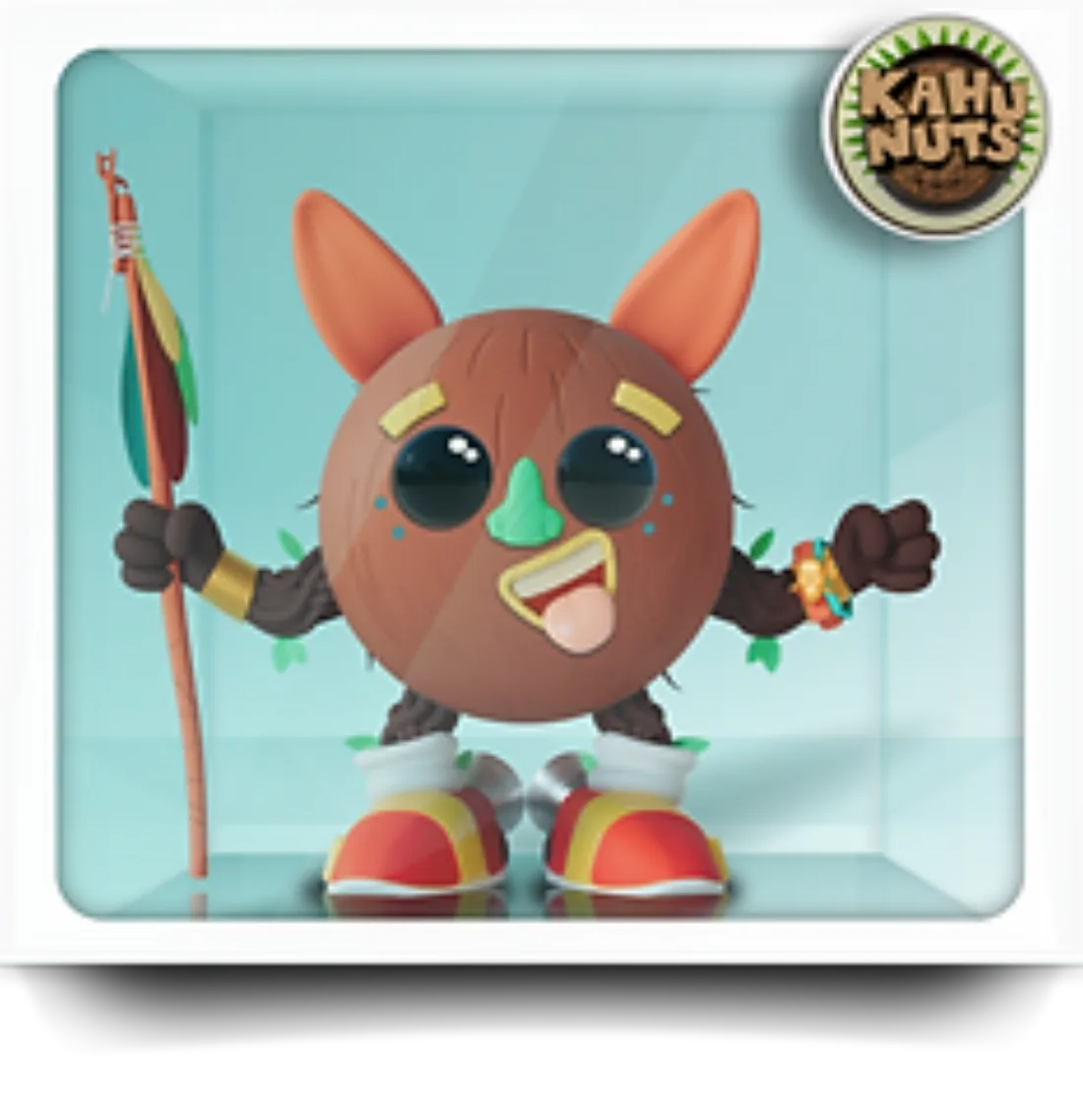 KaHuNuts hunter coconut character